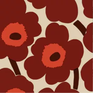 Servetter - Marimekko Unikko Red Cream (Lunch)