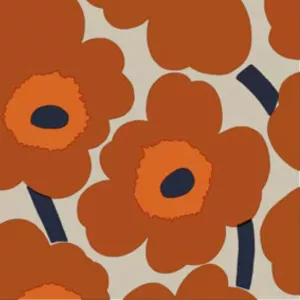 Servetter - Marimekko Unikko Orange (Lunch)