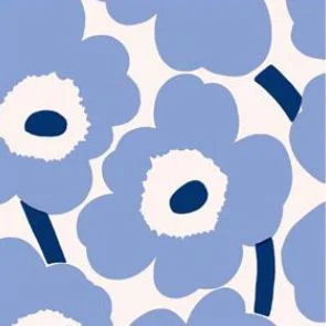 Servetter - Marimekko Unikko, Blå (Lunch)