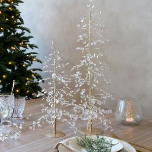 Julgran med prismor, Höjd: 42 cm - Chic Antique
