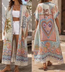 Kaftan / Kimono, Bonjour - Caramelle Fashion