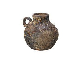 Vas, Brunmelerad terracotta, Daiane (Höjd: 9 cm) - Wikholm Form