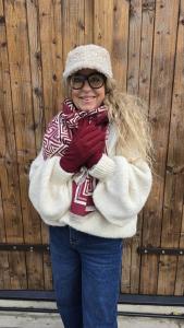 Handskar Vinröd, Gerd - Soulful Fashion