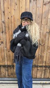 Handskar Teddy, Svart Gloria - Soulful Fashion