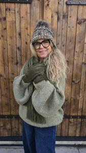 Tröja, Stickad Army, Lottie - Soulful Fashion