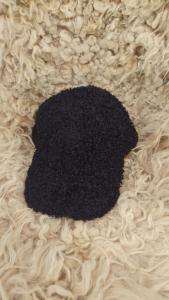 Keps i teddy, Svart - Soulful Fashion