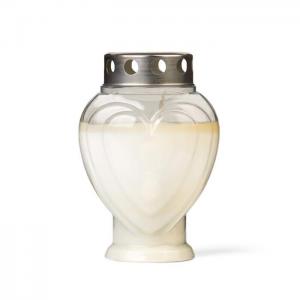 Gravljus - Hjärta (Vitt)