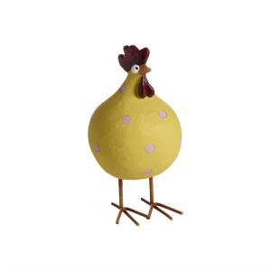 Höna Poppy på ben, gul H.12,5cm - Nääsgränsgården    LEV MARS