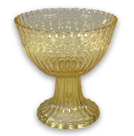 Skål i pressat glas, Gul, Etienne - Miljögården