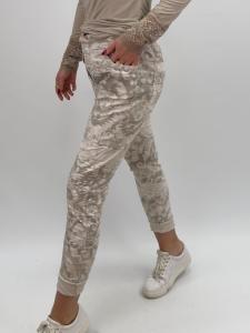 Byxa Mönstrad Beige / Taupe, Tea Magisk - Gemini