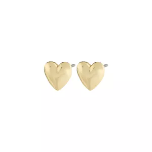 Örhängen, Återvunnna guldpläterade hjärtan SOPHIA – Pilgrim