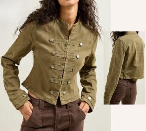 Napoleonjacka, Khaki - Caramelle Fashion    BERÄKNAD LEV: SEP