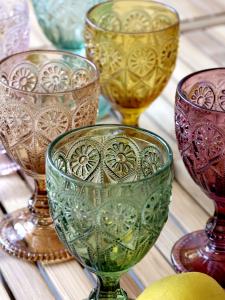 Vinglas i pressat glas, Saint-Émilion - Chic Antique