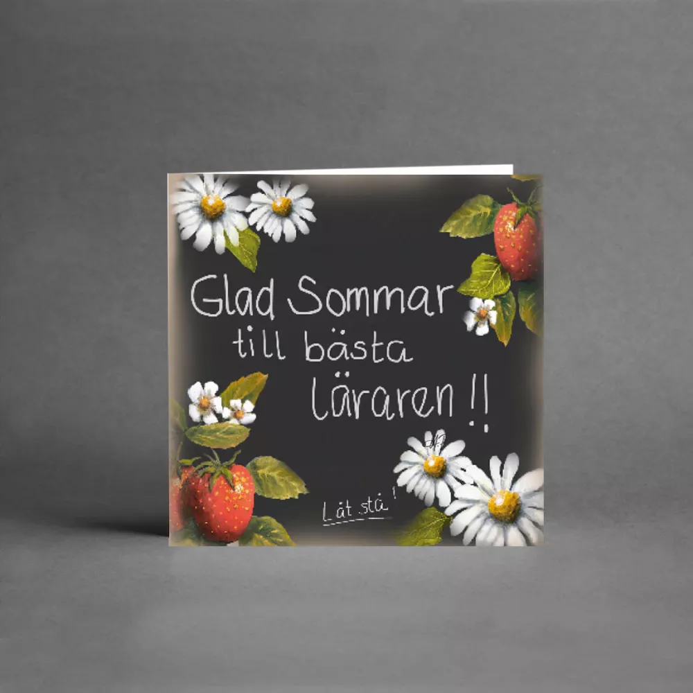 Minikort Till bästa läraren - Card Store