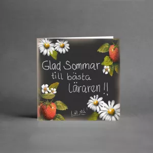 Minikort Till bästa läraren - Card Store