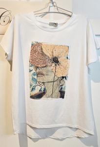 T-shirt Inze, Mystic Woman, Aprikos - Soulful Fashion