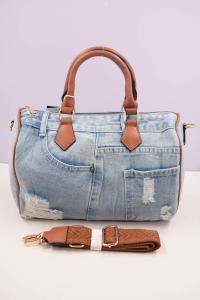 Väska Denim, Ljus - Reunion Home