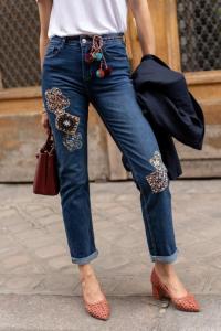 Jeans med applikationer, Vega - Reunion