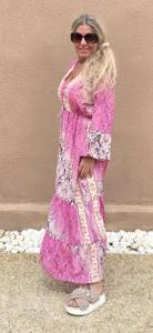 Maxiklänning Rosa, Venice - Soulful Fashion