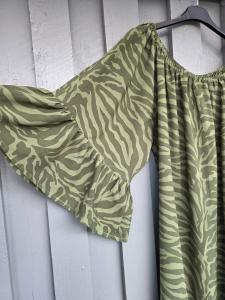 Klänning / Tunika Singoalla, Zebra Green, Harmoni - Coconut Milk