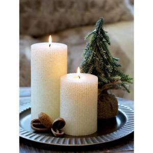 Fat med rillad kant, Antik finish, Dia: 23 cm - Chic Antique