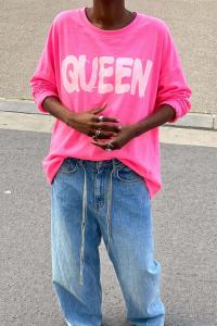 Topp Oversize, Cerise Queen - Love Forever