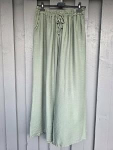 Byxa, Vida ben - resår & knytband, Armygrön, Sanne - Soulful Fashion