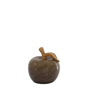 Äpple Brunt, Höjd: 9 cm - Chic Antique