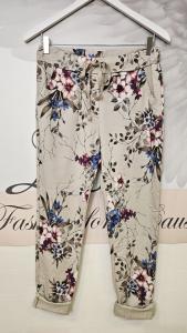 Magiskt stretchig byxa, Beige Anemon, Madde - Soulful Fashion