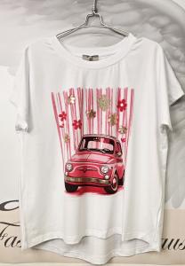 T-shirt Inze, Fiat Röd - Soulful Fashion