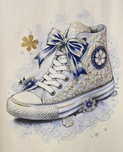 T-shirt Inze, Sneaker Blå - Soulful Fashion