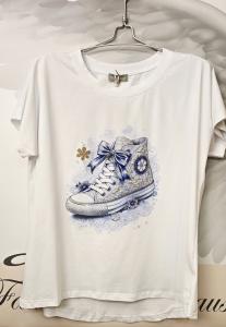 T-shirt Inze, Sneaker Blå - Soulful Fashion