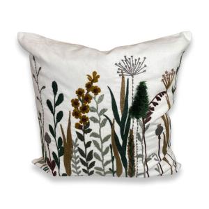 Kuddfodral Spear Vit / Grön, Miljögården