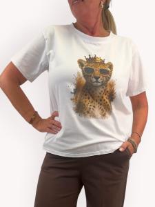 T-shirt Leopard unge, Albina - Gemini