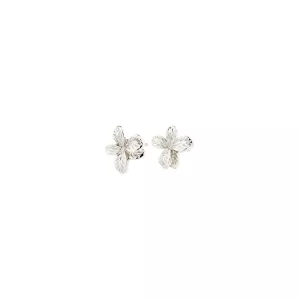 Örhängen Blomma, Silverpläterade, Charmaine – Pilgrim