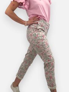 Byxa Småblommig Rosa, Britta - Gemini