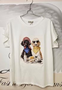 T-shirt Irma, Pudel - Soulful Fashion