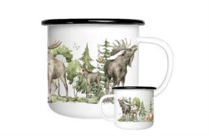 Emaljmugg, Älg - Mellow Design