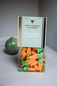 Påskharens morötter, påskgodis - Konfektyrfabriken     KOMMER SNART!