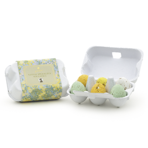 Nannas spräckliga Nougatägg i äggkartong, 6 pack - Sockerbageriet      KOMMER SNART!