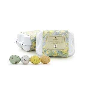 Nannas spräckliga Nougatägg i äggkartong, 6 pack - Sockerbageriet      KOMMER SNART!
