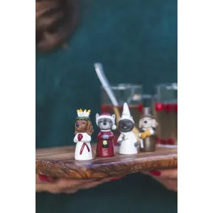 Luciatåg Hundar, 4 delar (4,8-5,8 cm) - Nääsgränsgården
