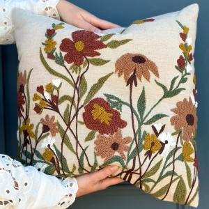 Kuddfodral Echinea Red, Miljögården  (48x48 cm)