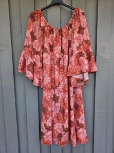 Klänning / Tunika Singoalla, Blommig Röd / Rosa, Harmoni - Coconut Milk