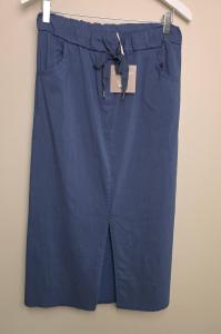 Mirakelkjol Lång, Jeansblå Madde - Soulful Fashion