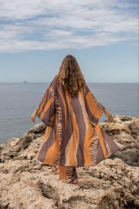 Kimono Animal, Brun / Orange / Sand - Coconut Milk