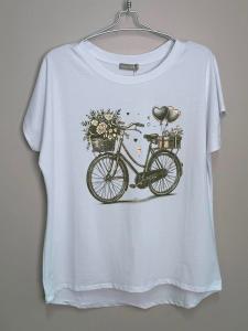 T-shirt Inze, Cykel Grön - Soulful Fashion