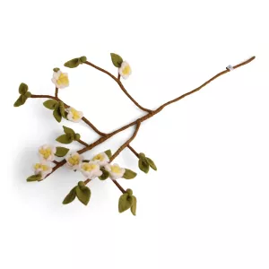 Tovad brun gren med äppleblommor, 60 cm (16212) - Én Gry & Sif