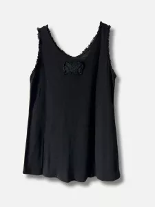 Tanktop Yoga, Svart - Reunion