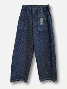 Byxa Barrel, Randig Mörkblå / Vit, Mood - Reunion     BERÄKNAD LEV: MARS